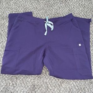 FIGS PURPLE SHADOW YOLA SKINNY BOTTOMS